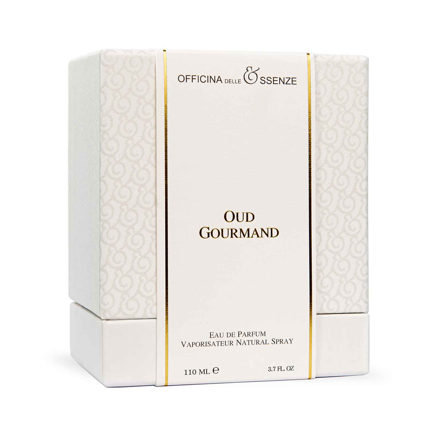 Scatola del profumo Oud Gourmand di Officina delle Essenze Scatola del profumo Oud Gourmand di Officina delle Essenze