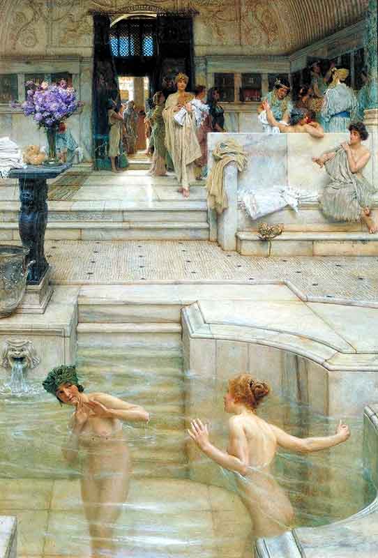 Donne romane nei bagni di Pompei Donne romane nei bagni di Pompei