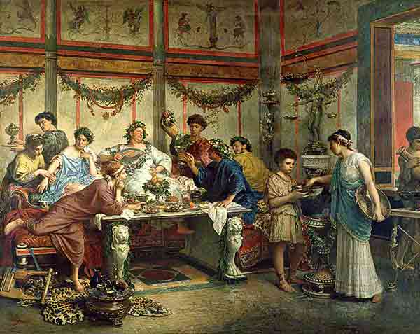 Roman banquet Roman banquet