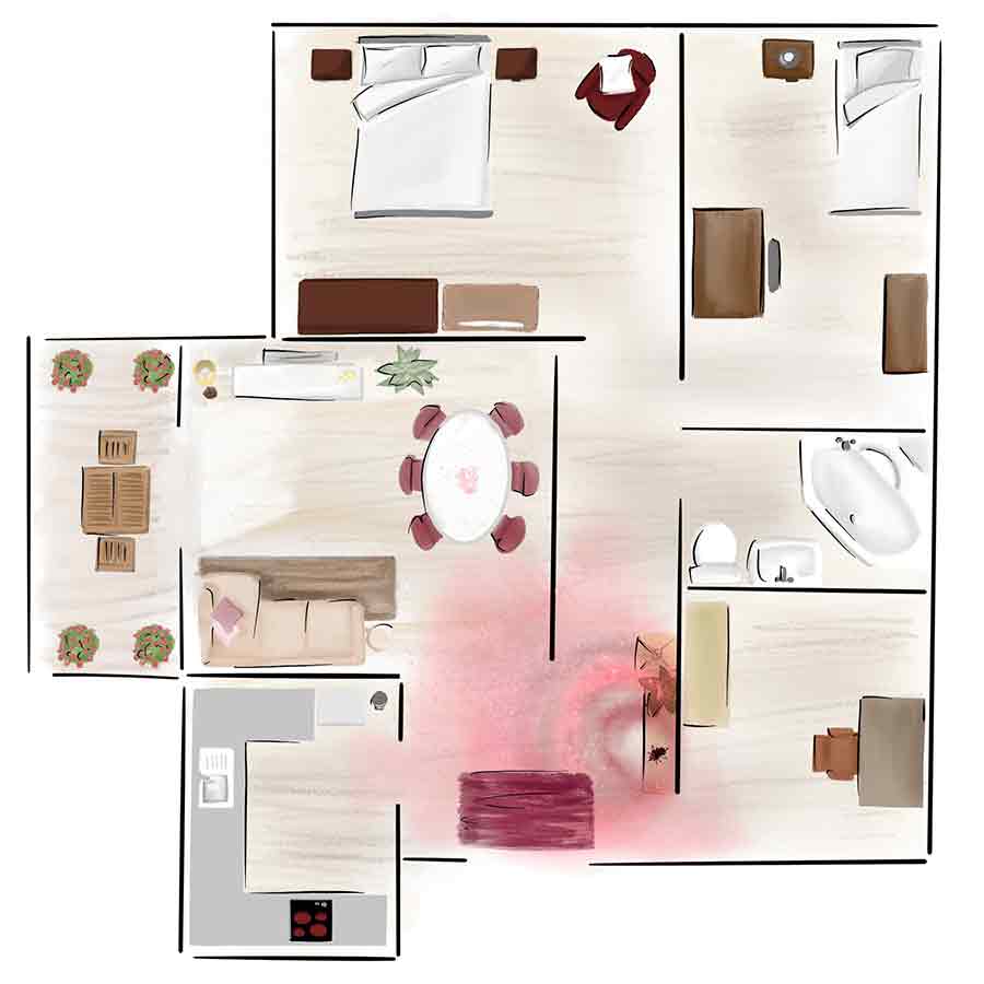 Perfume diffusion with only one home fragrance Perfume diffusion with only one home fragrance