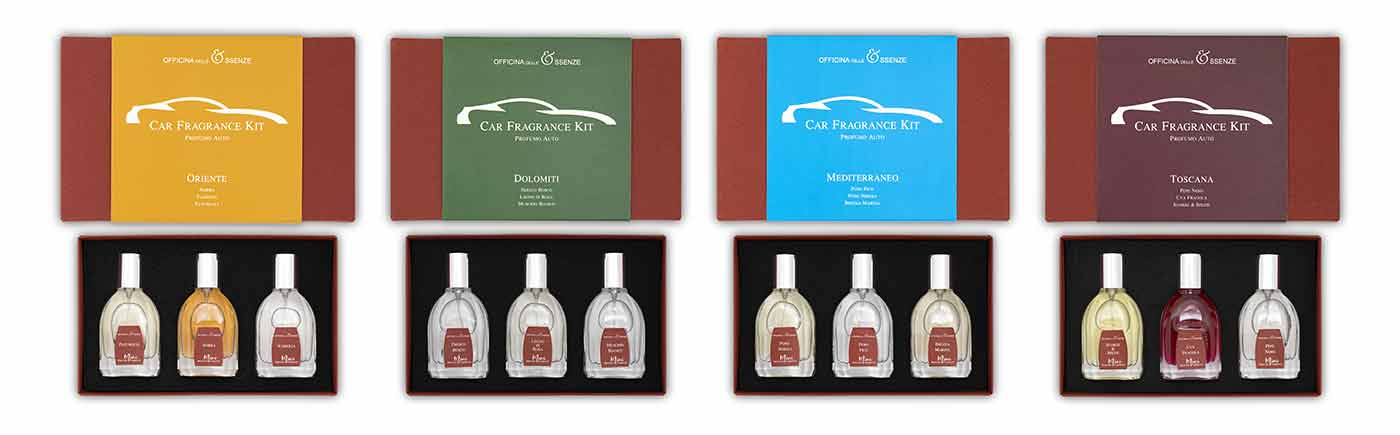 Car Fragrance Kit travel set Car Fragrance kit set di profumi viaggio