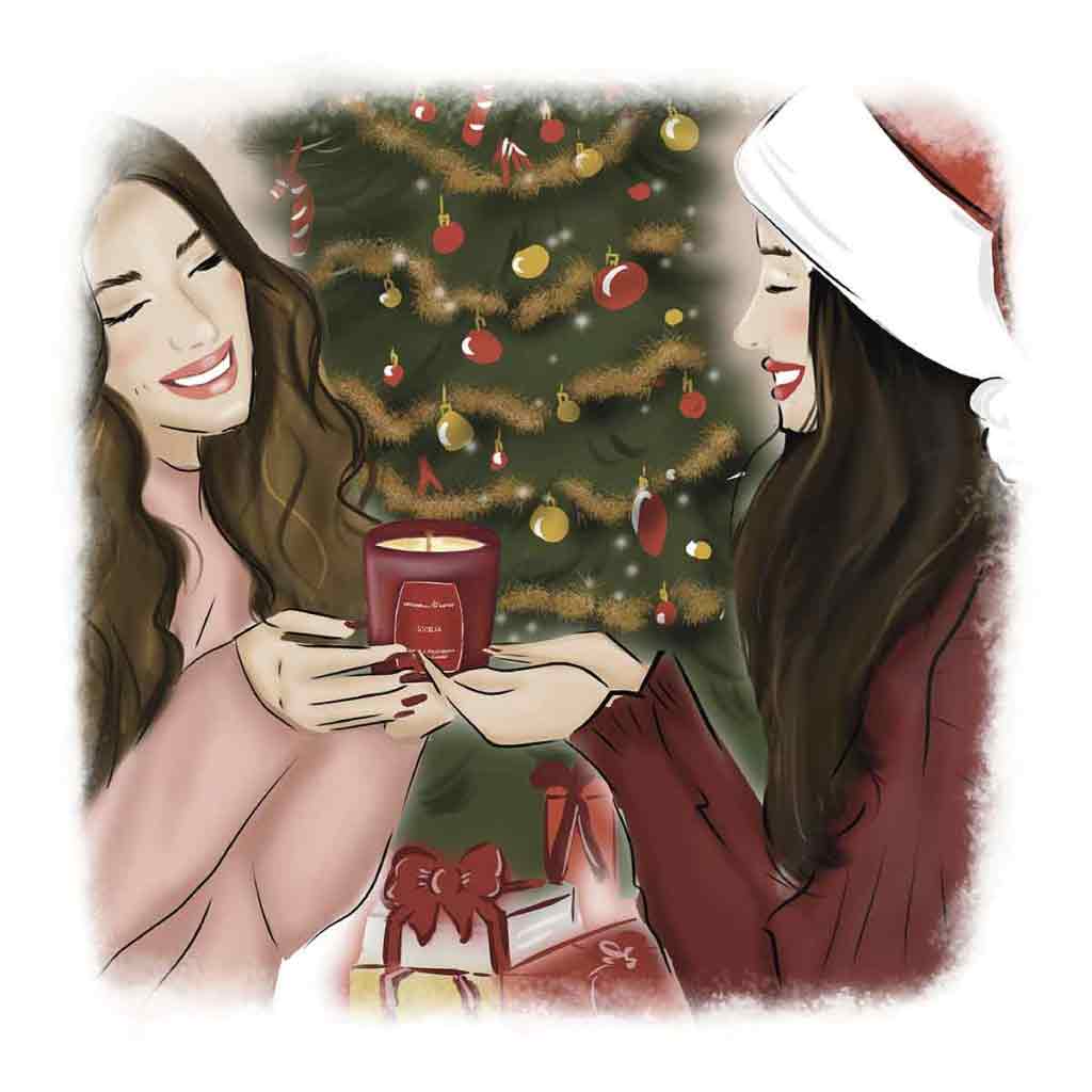 Christmas gift candle Christmas gift candle